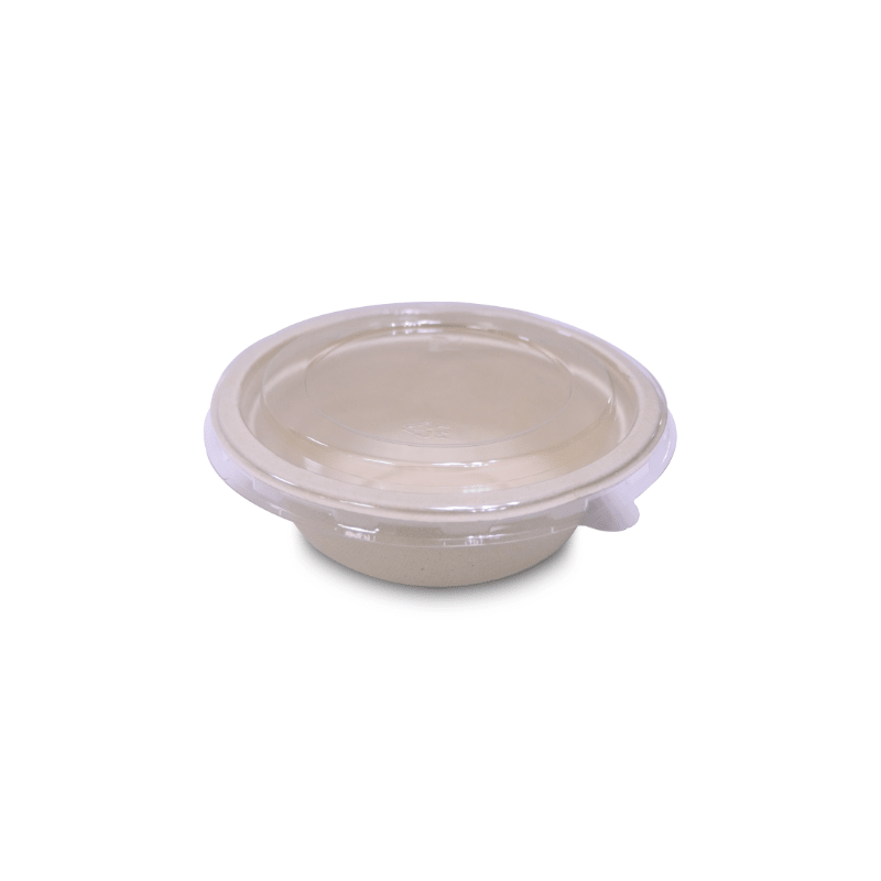 Bagasse Round Containers with Lids | Eco - Friendly - SNH Packing