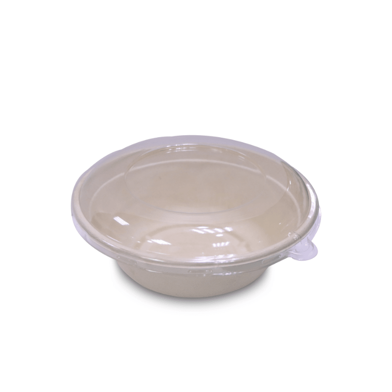 Bagasse Round Containers with Lids | Eco - Friendly - SNH Packing