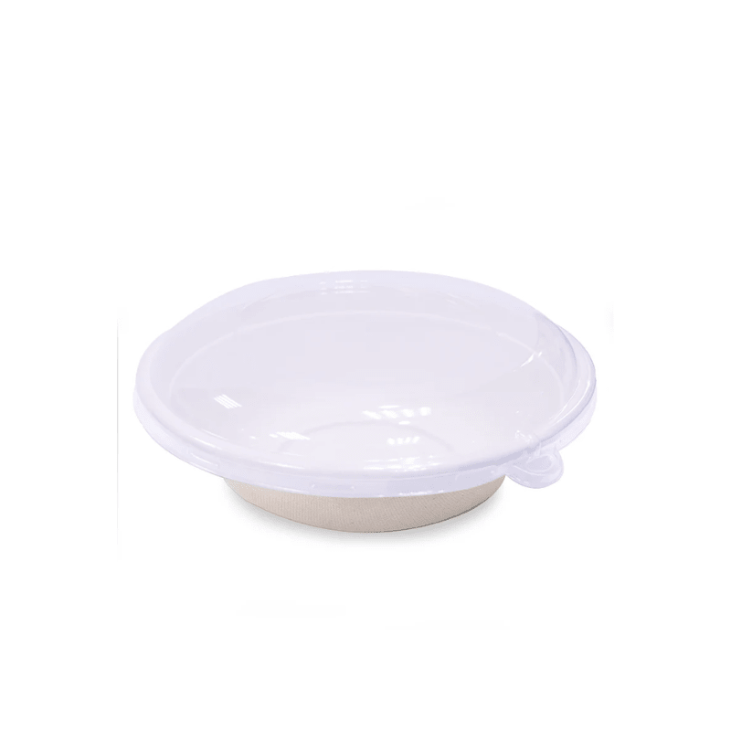 Bagasse Round Containers with Lids | Eco - Friendly - SNH Packing