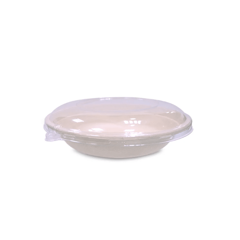 Bagasse Round Containers with Lids | Eco - Friendly - SNH Packing