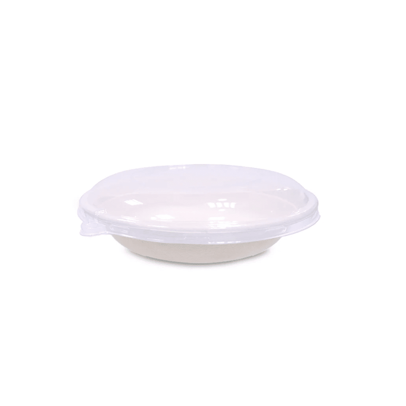 Bagasse Round Containers with Lids | Eco - Friendly - SNH Packing