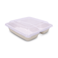 Bagasse Square Food Containers with Lids | Eco - Friendly Packaging - SNH Packing
