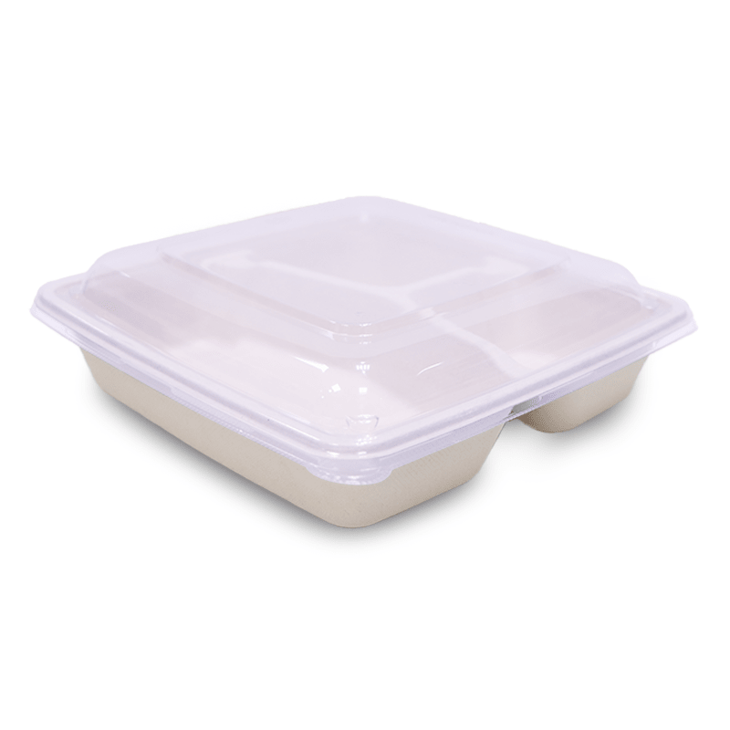 Bagasse Square Food Containers with Lids | Eco - Friendly Packaging - SNH Packing