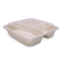 Bagasse Square Food Containers with Lids | Eco - Friendly Packaging - SNH Packing
