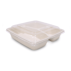 Bagasse Square Food Containers with Lids | Eco - Friendly Packaging - SNH Packing
