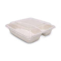 Bagasse Square Food Containers with Lids | Eco - Friendly Packaging - SNH Packing