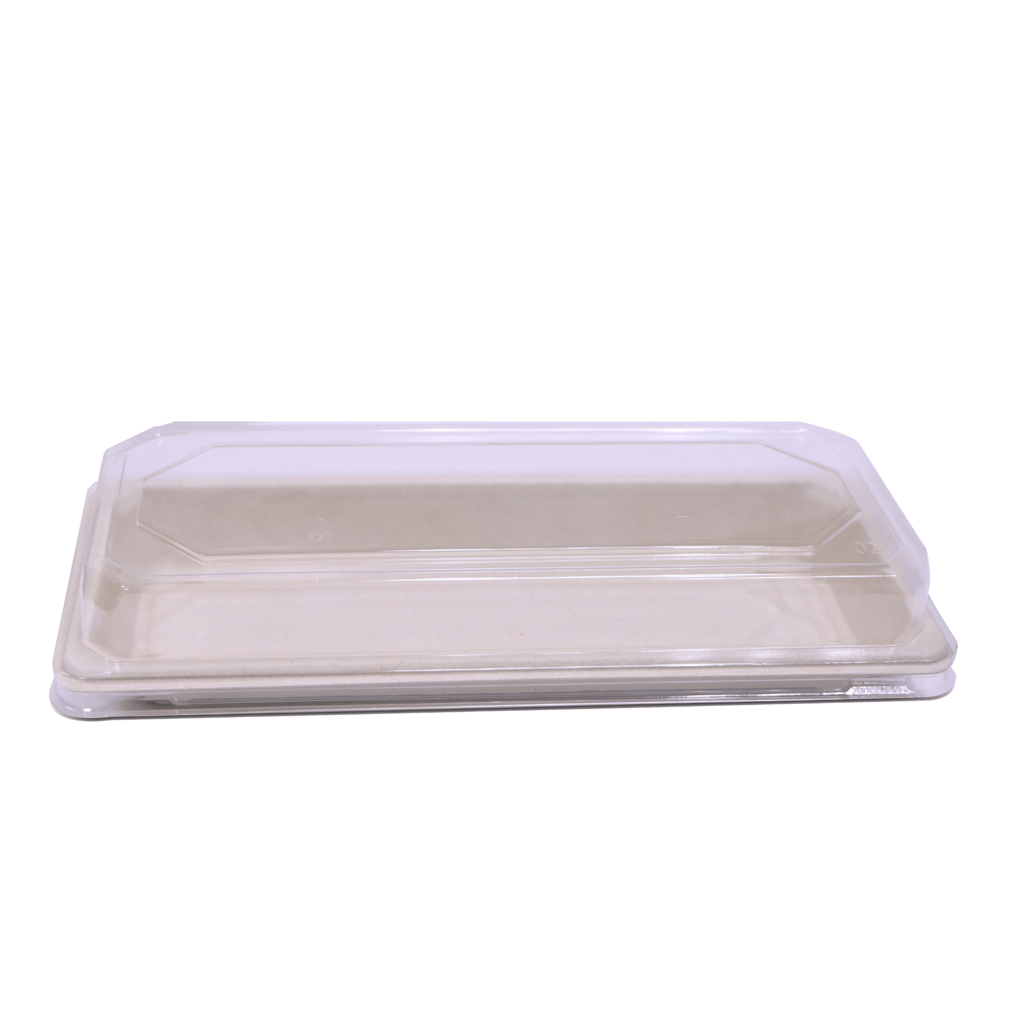 Bagasse Sushi Containers with PET Lids – Eco - Friendly Takeaway Boxes - SNH Packing