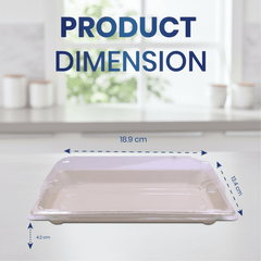 Bagasse Sushi Containers with PET Lids – Eco - Friendly Takeaway Boxes - SNH Packing