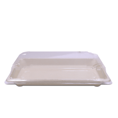 Bagasse Sushi Containers with PET Lids – Eco - Friendly Takeaway Boxes - SNH Packing