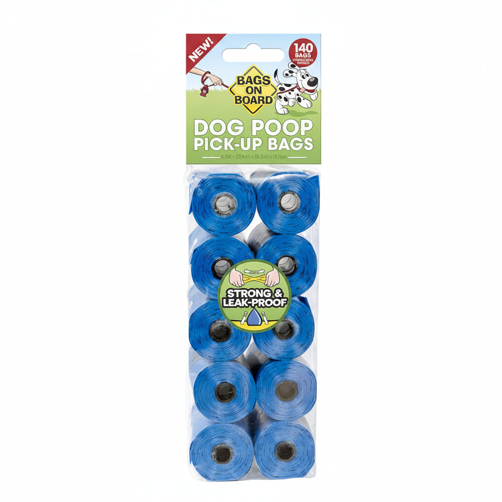 Bags On Board Refill Bags – Blue – 140 bags (10×14) - SNH Packing