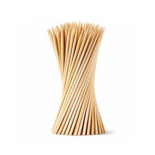 Bamboo Skewer 14 Inch (35cm) – 100 Pieces | Bulk BBQ & Catering Skewers UAE - SNH Packing