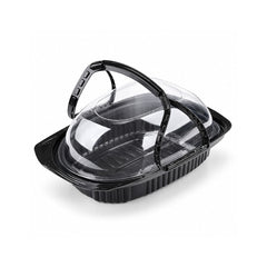 Black Chicken Container with Hood Durable Takeaway Food Box - SNH Packing