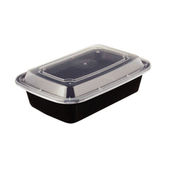 Microwave Container Rectangle With Lid 1X150 Pieces