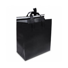Black Thermal Bag with Loop Handle 22x13x27cm - SNH Packing