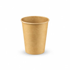 Brown Single Wall Paper Cups 4 OZ to 16 OZ Beverage Cups - SNH Packing