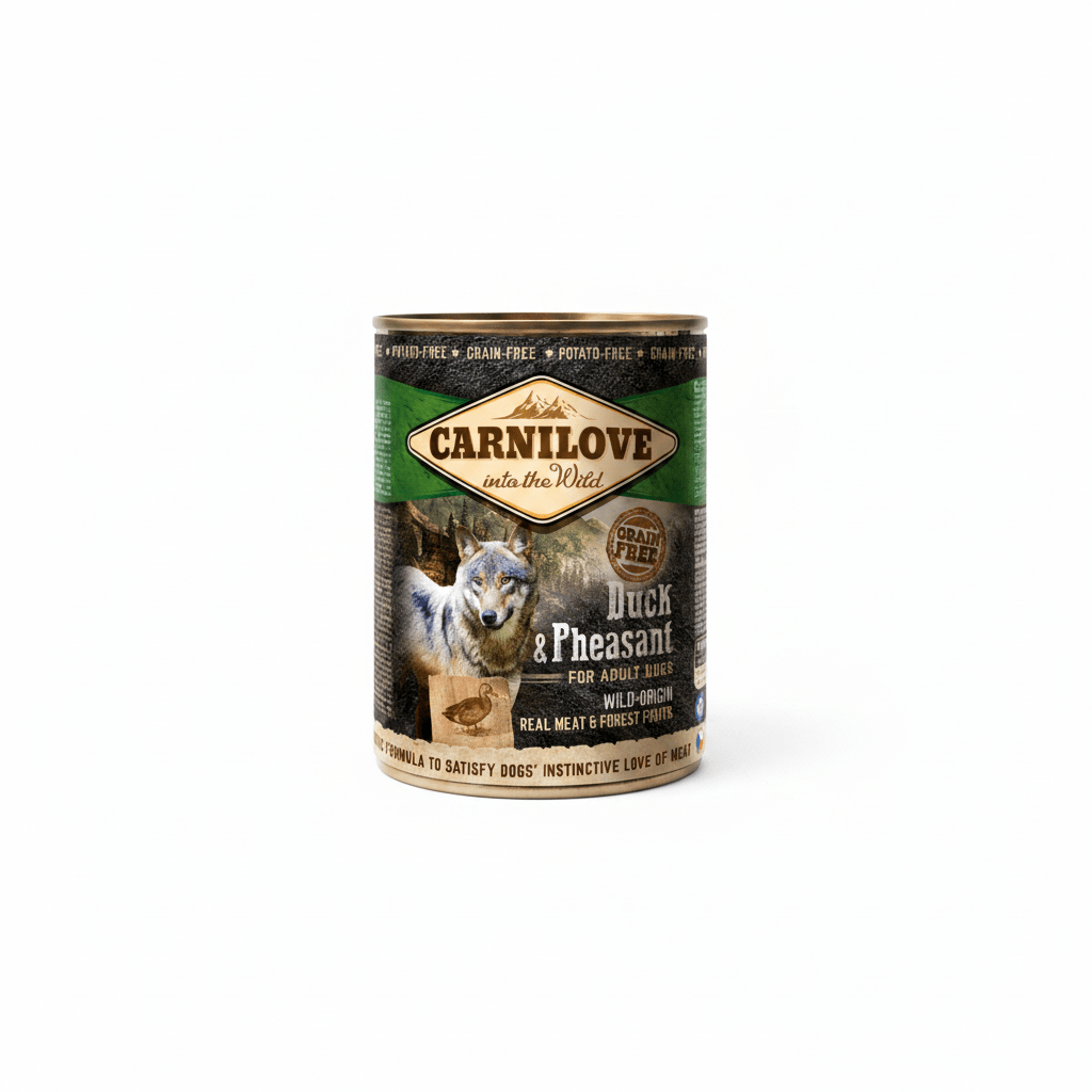 Carnilove Duck & Pheasant for Adult Dogs (Wet Food Cans) 400g - SNH Packing