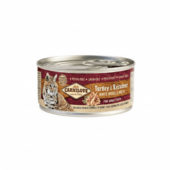 Carnilove Turkey & Reindeer for Adult Cats (Wet Food Cans) 12x100g - SNH Packing
