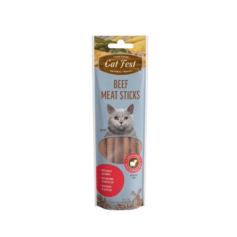 Cat Fest Meat Sticks Beef For Cat - 45g - SNH Packing