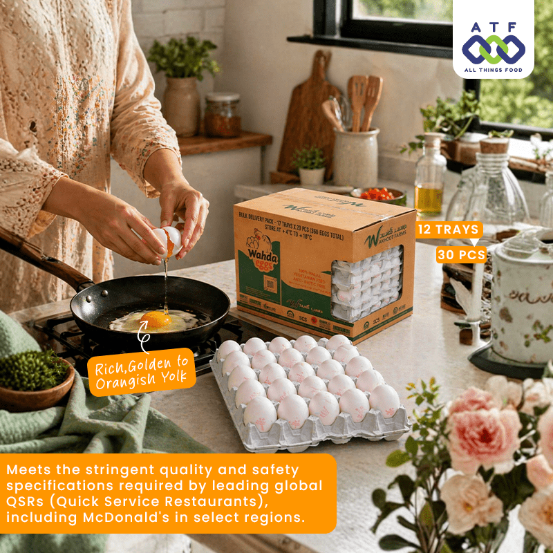 Chef Delight Medium Eggs Dark Yolk 12 Trays x 30 Eggs (360 Eggs) - SNH Packing