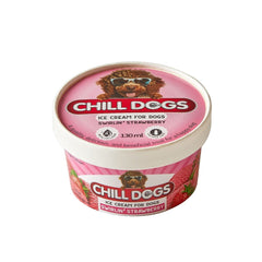 Chill Dogs Swirlin' Strawberry Cup 130Ml - SNH Packing