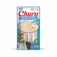 CHURU TUNA WITH SCALLOP 56 g/4 sticks per pack - SNH Packing