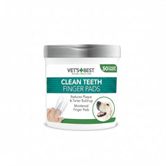 Vet’s Best Clean Teeth Finger Pads (50 Pads)