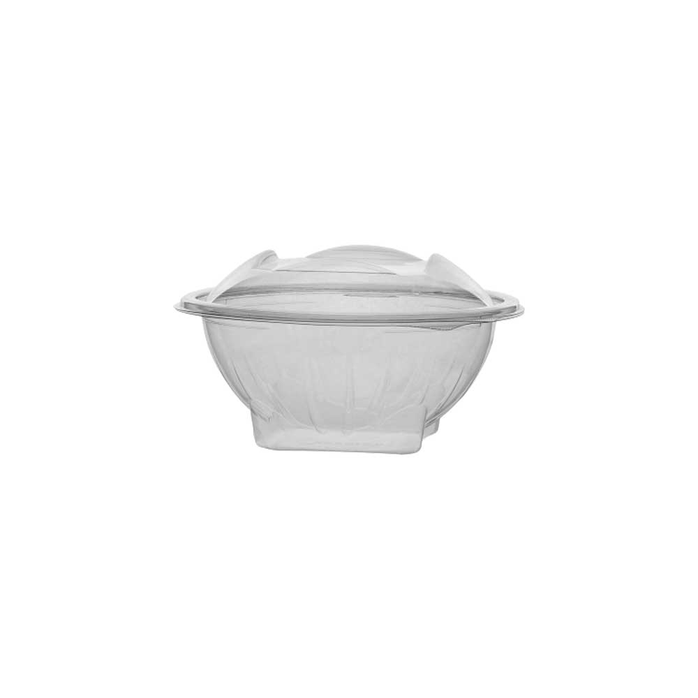 Clear Hinged Salad Bowls 8oz to 32oz Disposable Food Containers
