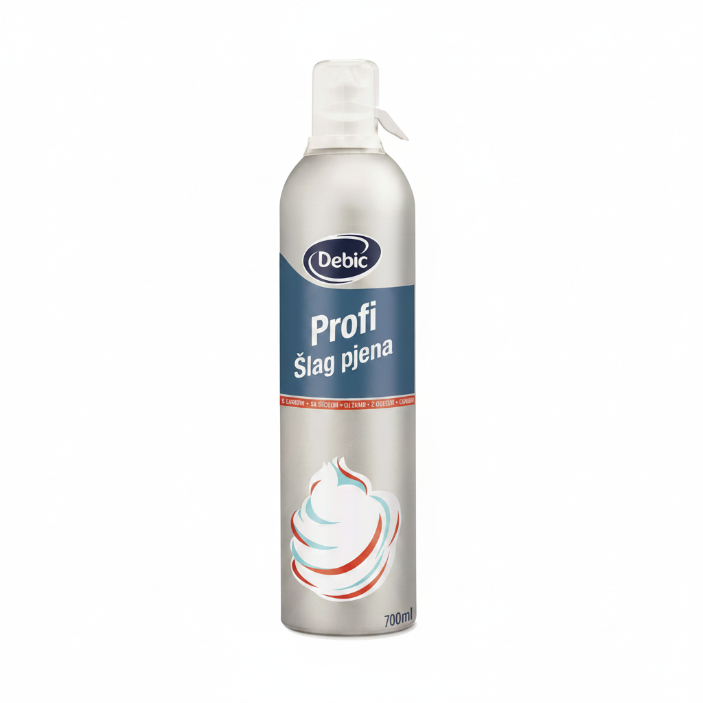 Debic Whipping Cream Spray Sweetened 700ml Pack of 6
