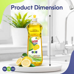 Dish Wash Liquid 1 Litre Yellow Grease Remover - SNH Packing