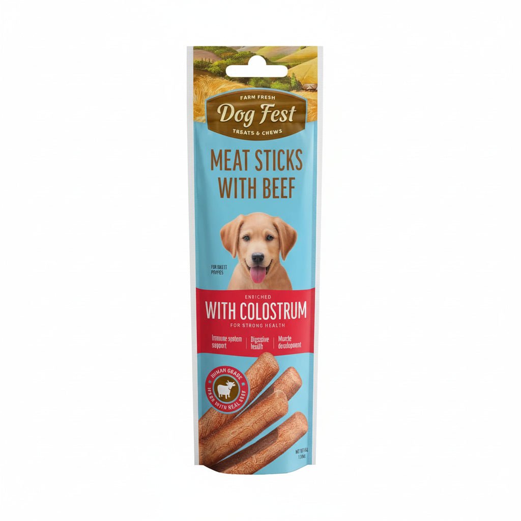 Dog Fest Beef Stick With Colostrum 45g - SNH Packing