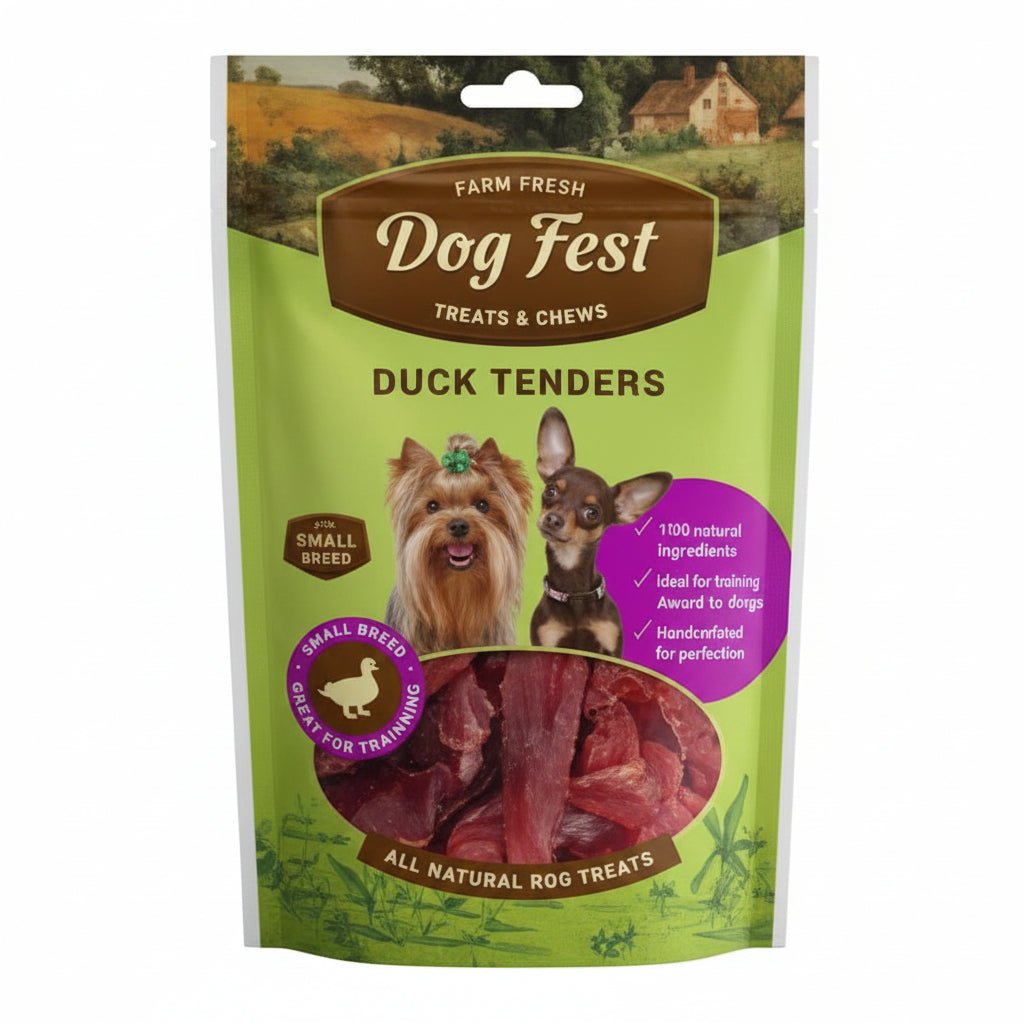 Dog Fest Duck Tenders For Mini-Dogs - 55g - SNH Packing