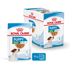 Royal Canin Size Health Nutrition Mini Puppy (Wet Food - Pouches) 12 x 85 g
