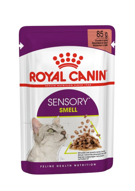 Royal Canin Feline Health Nutrition Sensory Smell Gravy (Wet Food - Pouches) 12X85 g