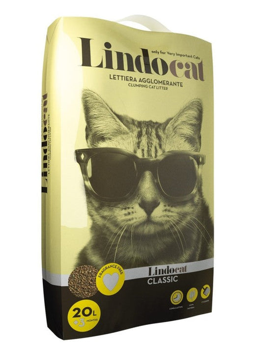 LindoCat Natural Bentonite Classic (Fragrance-free) 20 L