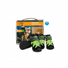 All For Paws Outdoor Dog Shoes Green Small, 5 cm
