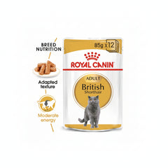 Royal Canin Feline Breed Nutrition British Shorthair (Wet Food - Pouches) 12 x 85 g