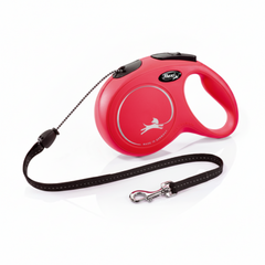 Flexi New Classic Cord Red, Medium, 8 m