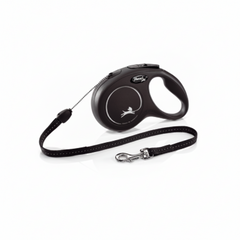 Flexi New Classic Cord Black, Small, 8 m