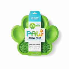 PetDreamHouse PAW 2-in-1 Slow Feeder & Lick Pad Green