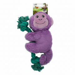 All for Paws Safari Rope Cuddle Monkey Purple