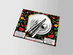 Customize Table Mat - 4 Color (Wood free 100gsm)