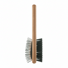 Mikki Small Bamboo Double-Sided Pet Grooming Brush