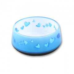 All For Paws Cat Love Bowl - Blue