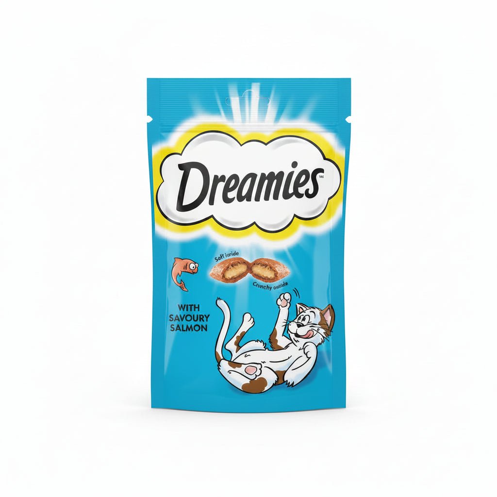 Dreamies Salmon Cat Treats - 60G - SNH Packing