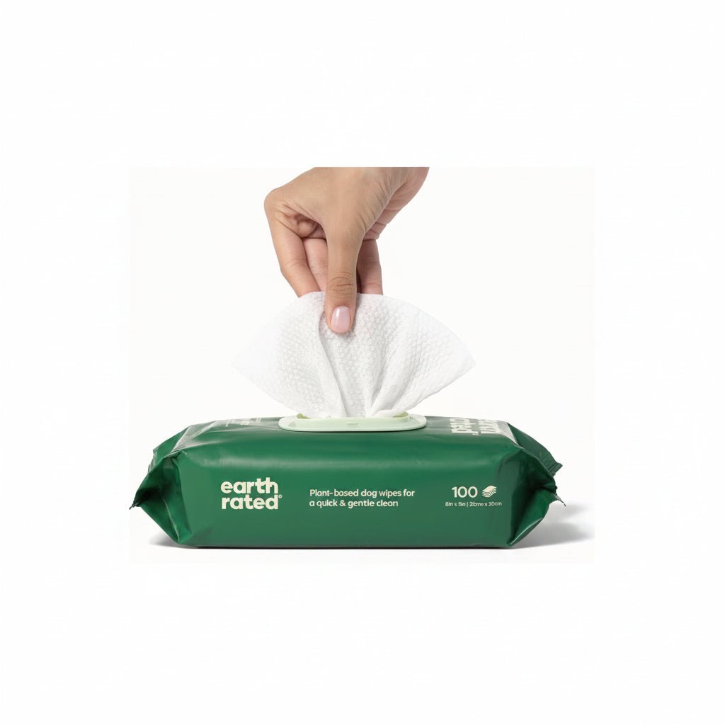 Earth Rated Dog Wipes UNSCENTED 100 Count - SNH Packing
