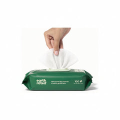Earth Rated Dog Wipes UNSCENTED 100 Count - SNH Packing