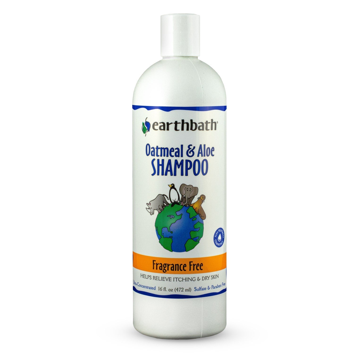 Earthbath Oatmeal & Aloe Shampoo Fragrance - Free 16oz - SNH Packing