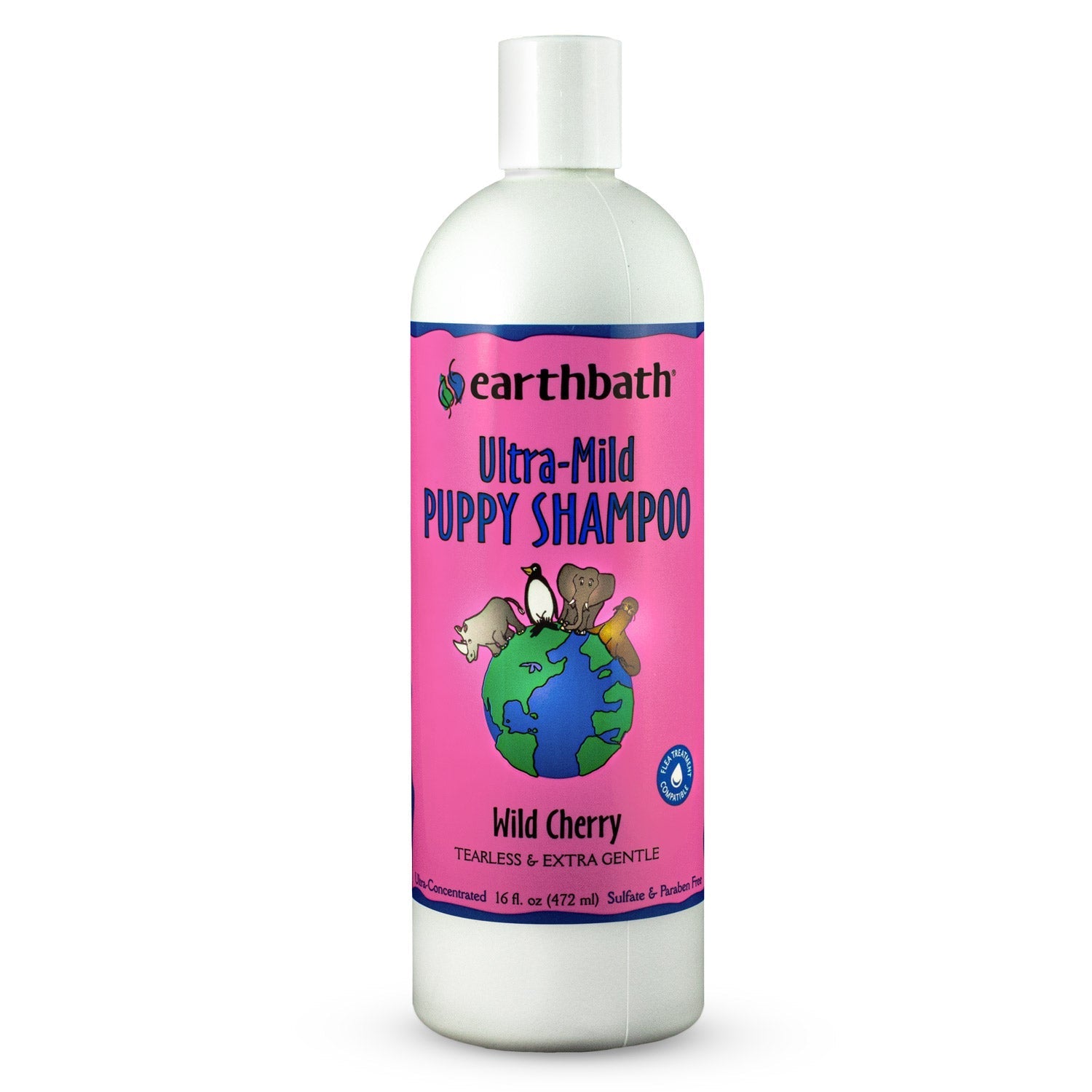 Earthbath Ultra - Mild Puppy Shampoo Wild Cherry 16oz - SNH Packing
