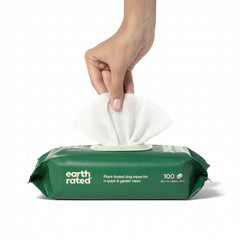 Earth Rated Dog Wipes LAVENDER 100 Count