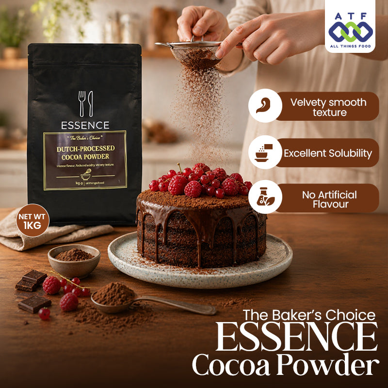 Essence cocoa powder rich dark chocolate baking ingredient UAE